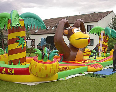 Hüpfburg King Kongs Palmen